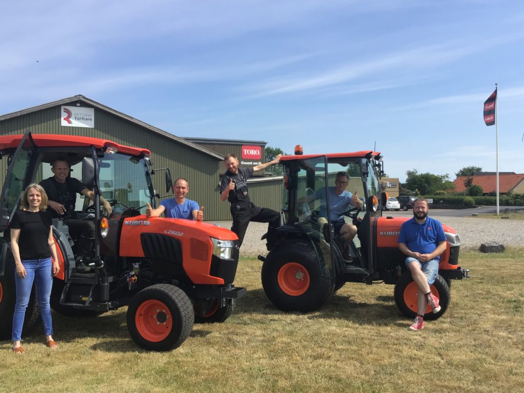 Kubota traktorer til demo hos Reesink Turfcare