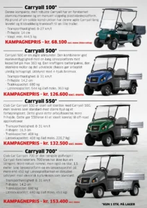 Club Car A4 - Hjemmeside - Kampagne