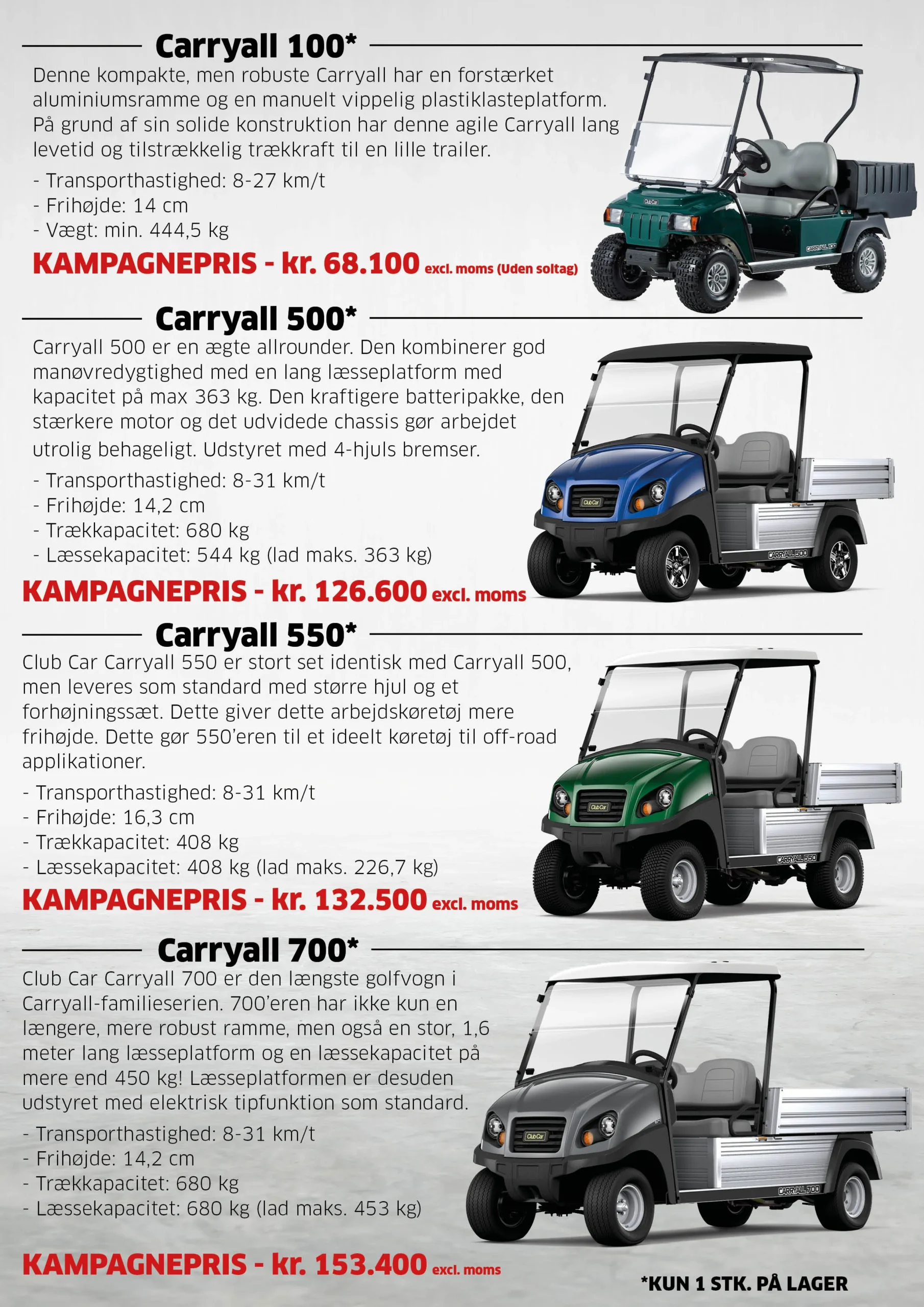 Club Car A4 - Hjemmeside - Kampagne