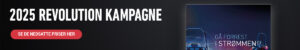 Revolution kampagne Brochure - Hjemmeside forside